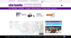 Desktop Screenshot of cote-famille.com